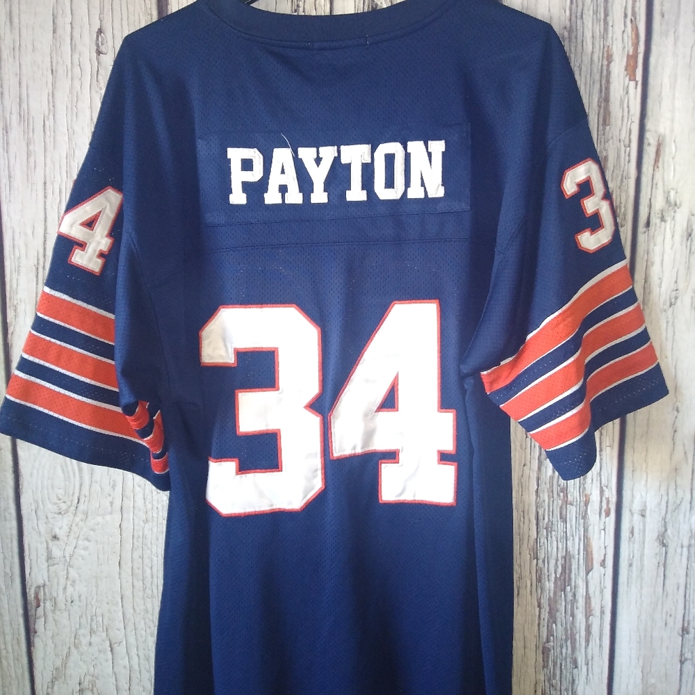 Walter Payton Chicago Bears Mitchell & Ness Throwback Football Jersey Size 56